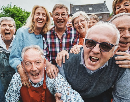 joyful seniors taking a group selfie 2023 11 27 05 26 55 utc
