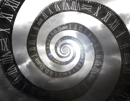 surreal infinity of time spiral in the clouds an 2023 11 27 05 17 41 utc